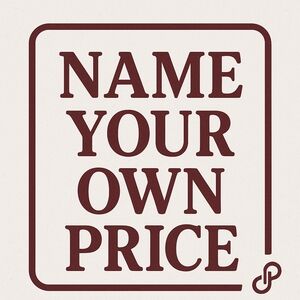 Name Your Own Price Sign